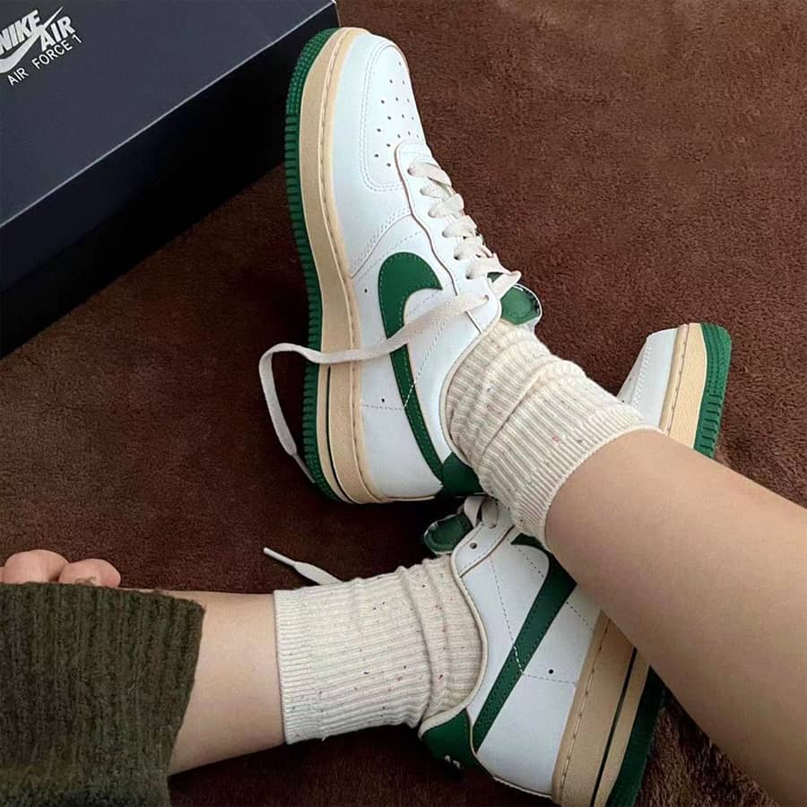 Nike air force 1 low verde fashion