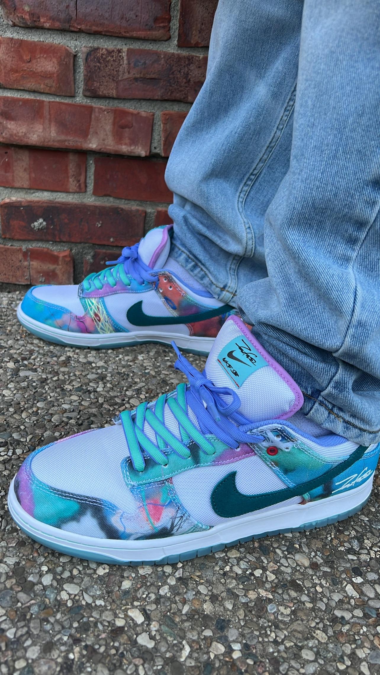 Nike SB Dunk Low x Futura Laboratories ‘Bleached Aqua’ Men’s