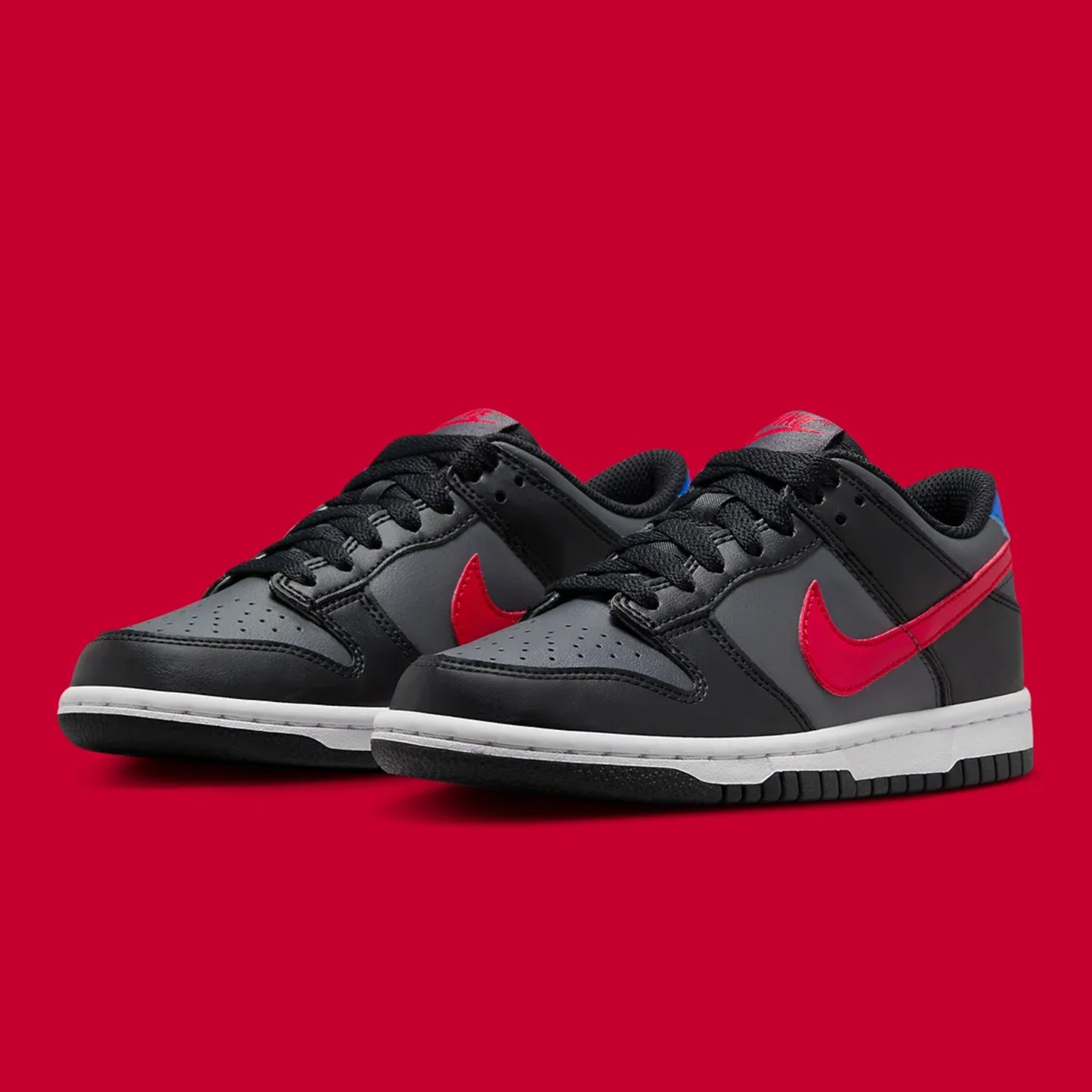 Nike Dunk Low GS 'Spider Man Negro/Gris'