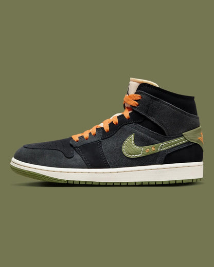 Nike Air Jordan 1 Mid SE Craft ‘Halloween’ Men's