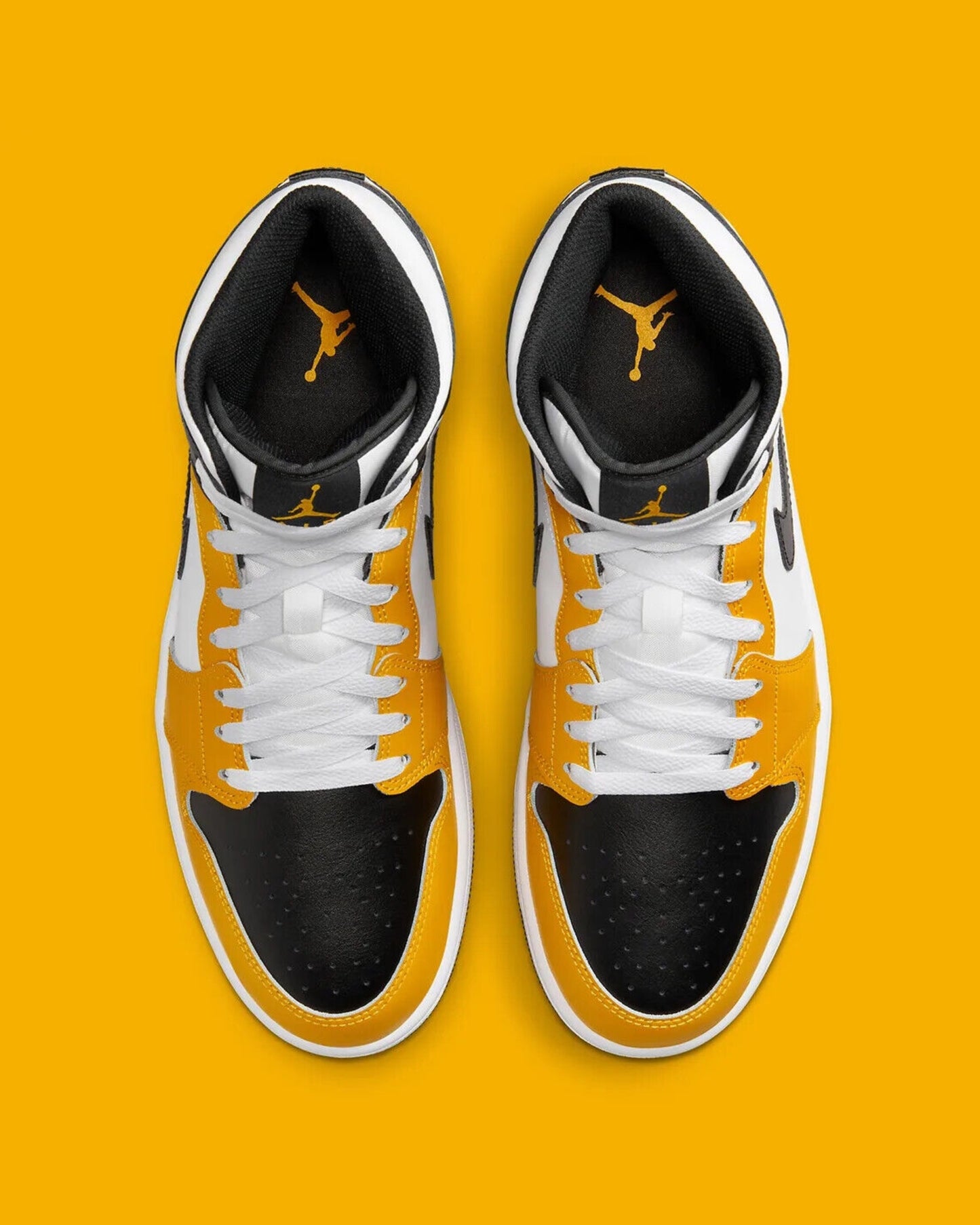 Nike Jordan 1 Mid ‘Yellow Ochre/Black’ Men’s